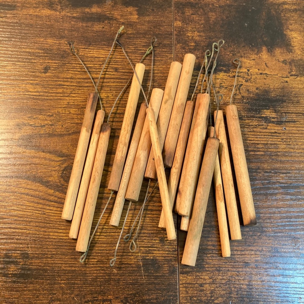 Vintage Chemistry Flame Test Wire Loops Wood Handle Lab Tools Lot of 17